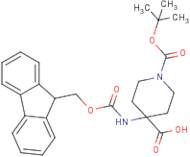 1-Boc-4-(Fmoc-amino)-4-piperidinecarboxylic acid