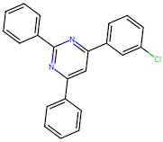 4-(3-CHLOROPHENYL)-2,6-DIPHENYLPYRIMIDINE