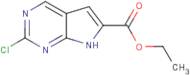Ethyl 2-chloro-7H-pyrrolo[2,3-d]pyrimidine-6-carboxylate