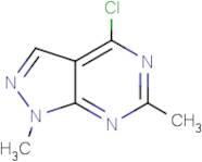 4-Chloro-1,6-dimethyl-1H-pyrazolo[3,4-d]pyrimidine