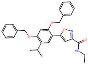 5-(2,4-bis(benzyloxy)-5-isopropylphenyl)-N-ethylisoxazole-3-carboxamide