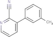 3-(3-Methylphenyl)pyridine-2-carbonitrile