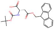 (2S)-2-[(tert-butoxycarbonyl)amino]-4-(9H-fluoren-9-ylmethoxy)-4-oxobutanoic acid