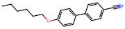 4-(4-Hexoxyphenyl)benzonitrile