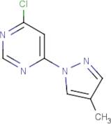 4-Chloro-6-(4-methyl-1H-pyrazol-1-yl)pyrimidine