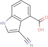 3-Cyano-1H-indole-4-carboxylic acid