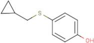 4-[(Cyclopropylmethyl)sulfanyl]phenol