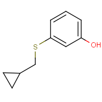 3-[(Cyclopropylmethyl)sulfanyl]phenol