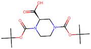 (R)-1,4-Bis(tert-butoxycarbonyl)piperazine-2-carboxylic acid