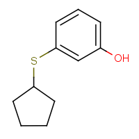 3-(Cyclopentylsulfanyl)phenol