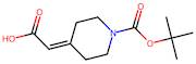 1-Boc-Piperidin-4-ylideneacetic acid