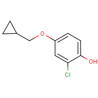 2-Chloro-4-(cyclopropylmethoxy)phenol