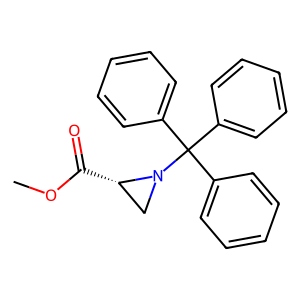 Methyl (2R)-1-(triphenylmethyl)aziridine-2-carboxylate