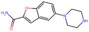 5-(Piperazin-1-yl)benzofuran-2-carboxamide