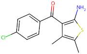 (2-Amino-4,5-dimethylthiophen-3-yl)(4-chlorophenyl)methanone