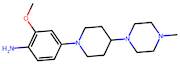 2-Methoxy-4-(4-(4-methylpiperazin-1-yl)piperidin-1-yl)aniline