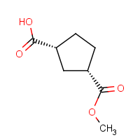 Cis-3-carbomethoxycyclopentane-1-carboxylic acid