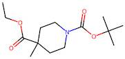 1-tert-Butyl 4-ethyl 4-methylpiperidine-1,4-dicarboxylate