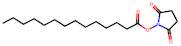 2,5-Dioxopyrrolidin-1-yl tetradecanoate