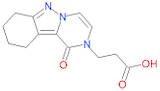 3-(1-Oxo-7,8,9,10-tetrahydropyrazino[1,2-b]indazol-2(1h)-yl)propanoic acid