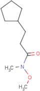 3-Cyclopentyl-N-methoxy-N-methylpropanamide