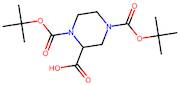 1,4-Bis(tert-butoxycarbonyl)piperazine-2-carboxylic acid