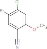 5-Bromo-4-chloro-2-methoxybenzonitrile