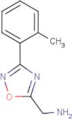 [3-(2-Methylphenyl)-1,2,4-oxadiazol-5-yl]methanamine