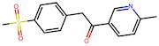 1-(6-Methylpyridin-3-yl)-2-[4-(methylsulfonyl)phenyl]ethanone