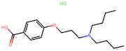 4-[3-(Dibutylamino)propoxy]benzoic acid hydrochloride