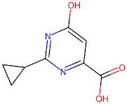 2-Cyclopropyl-6-hydroxypyrimidine-4-carboxylic acid