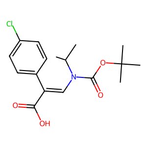 (E)-3-((tert-Butoxycarbonyl)(isopropyl)amino)-2-(4-chlorophenyl)acrylic acid