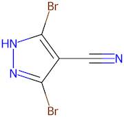 3,5-Dibromo-1H-pyrazole-4-carbonitrile