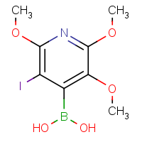 (3-Iodo-2,5,6-trimethoxypyridin-4-yl)boronic acid