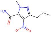 2-Methyl-4-nitro-5-propylpyrazole-3-carboxamide