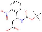 3-((tert-Butoxycarbonyl)amino)-3-(2-nitrophenyl)propanoic acid