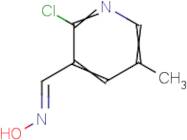 (E)-2-Chloro-5-methylnicotinaldehyde oxime