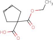 1-(Ethoxycarbonyl)-3-cyclopentene-1-carboxylic acid