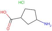 3-Aminocyclopentane-1-carboxylic acid hydrochloride