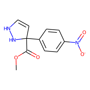 Methyl 3-(4-nitrophenyl)-1H-pyrazole-3-acetate