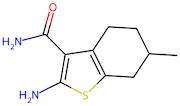 2-Amino-6-methyl-4,5,6,7-tetrahydro-benzo[b]thiophene-3-carboxylic acid amide