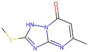 7-Hydroxy-5-methyl-2-methylthio-[1,2,4]triazolo[1,5-a]pyrimidine