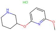 2-Methoxy-6-(piperidin-3-yloxy)pyridine hydrochloride