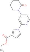 Ethyl 1-[4-(2-oxopiperidin-1-yl)pyridin-2-yl]pyrrole-3-carboxylate