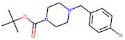 4-(4-Bromobenzyl)piperazine, N1-BOC protected