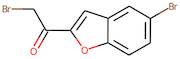 2-Bromo-(5-bromo-1-benzofuran-2-yl)ethan-1-one