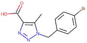 1-(4-Bromobenzyl)-5-methyl-1H-1,2,3-triazole-4-carboxylic acid