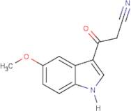 3-(5-Methoxy-1H-indol-3-yl)-3-oxopropanenitrile