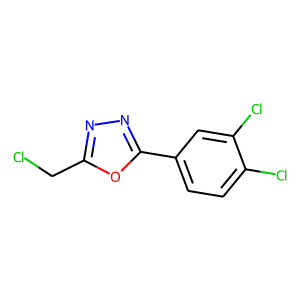 2-Chloromethyl-5-(3,4-dichlorophenyl)-1,3,4-oxadiazole