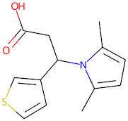 3-(2,5-Dimethyl-1H-pyrrol-1-yl)-3-(3-thienyl)propanoic acid